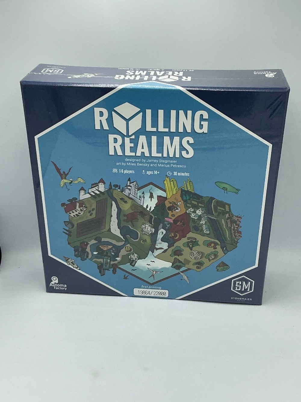 Rolling Realms Board Game Stonemaier Games First Printing Numbered New Sealed